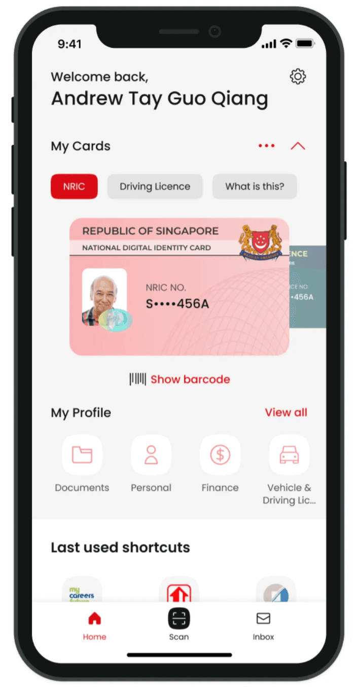 A preview of Singapore’s Singpass