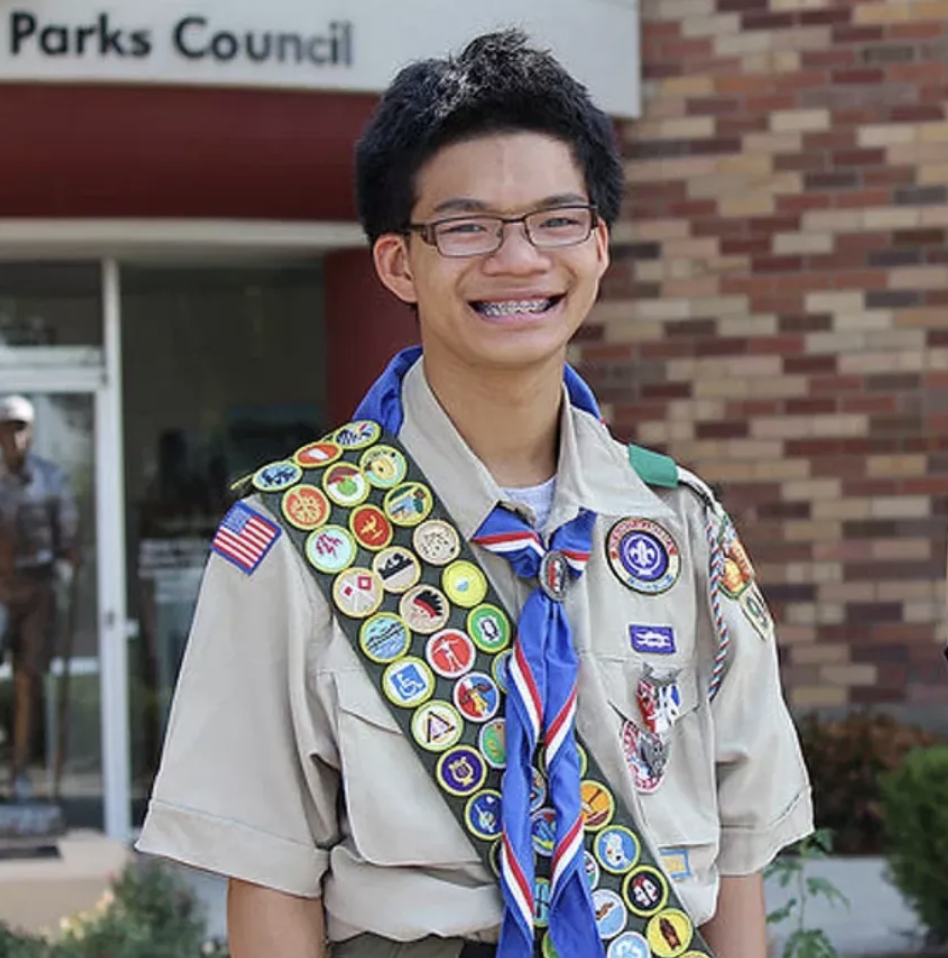 This Eagle Scout earned all 139 merit badges - others within the Boy Scout community know that a badge verifies knowledge of a particular skill. That’s a useful social technology!